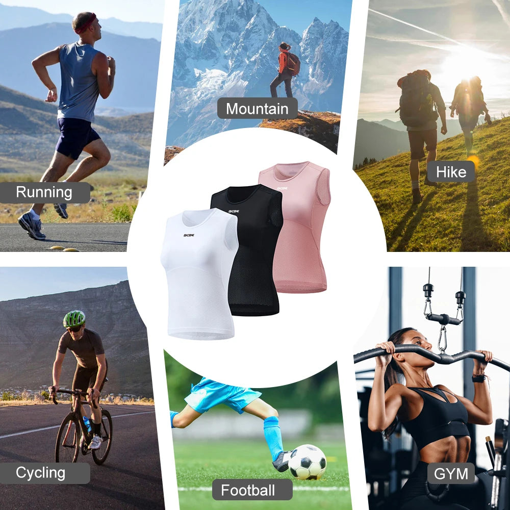 Base Da Ciclismo Da Donna Traspirante Con Asciugatura Rapida In Mesh Alta Qualità BCBE