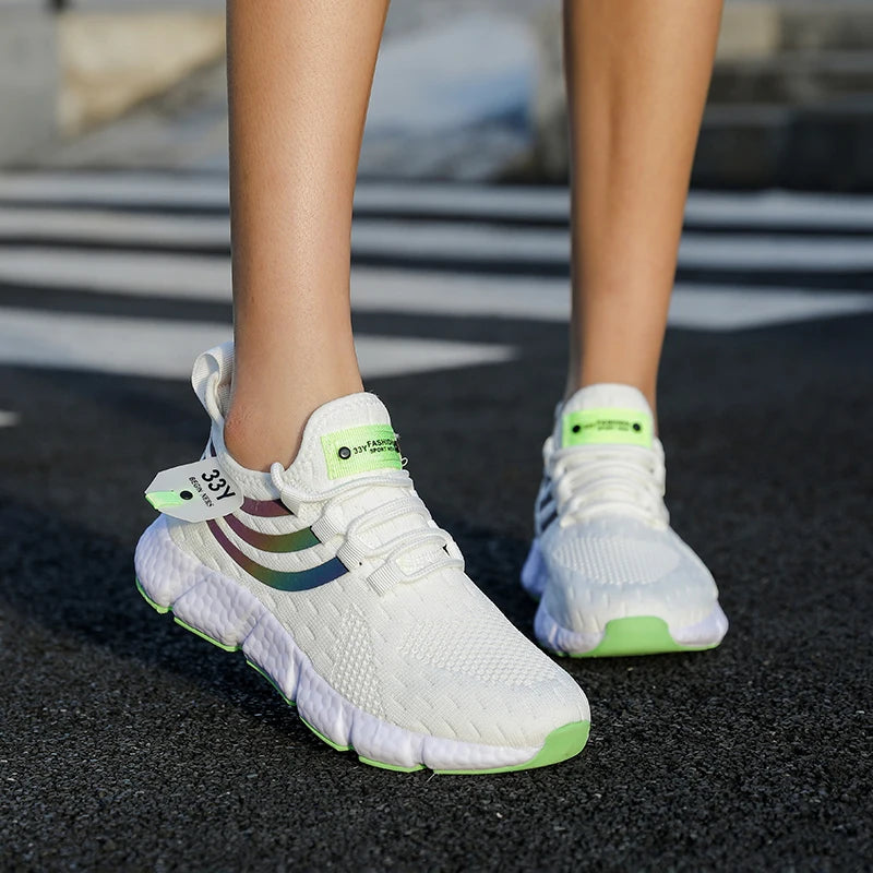Scarpe Sportive Da Uomo Leggere E Traspiranti Sneakers Da Corsa Nere In Mesh Esterni Scarpe Da Passeggio Atletiche