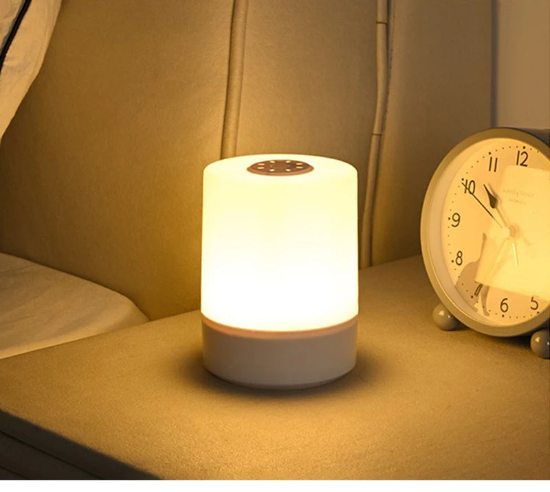 Luci notturne a LED da comodino Ricarica dimmerabile Lampade da notte da tavolo Camera da letto Illuminazione da comodino Decorazione Lampade da tavolo a LED da lettura touch