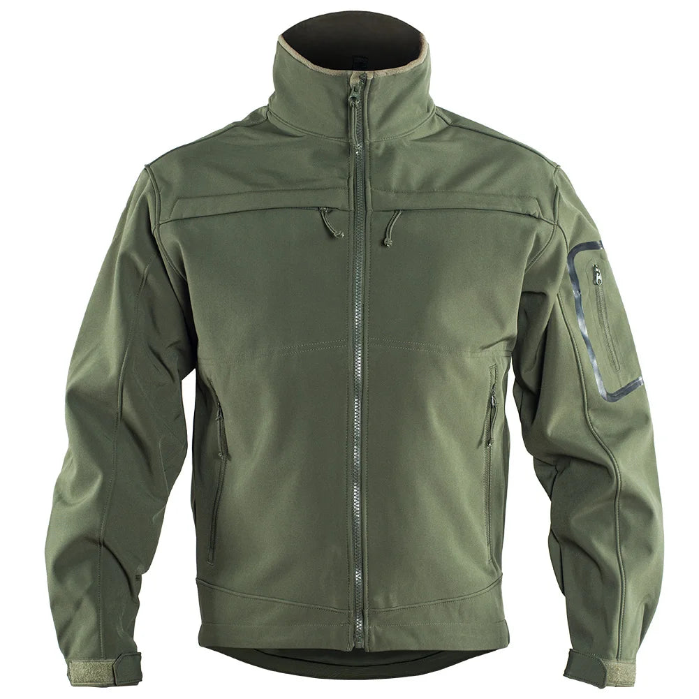 Giacca Tattica In Pile Mimetico Militare Da Uomo Softshell Impermeabile Per Safari Dell Esercito Invernale
