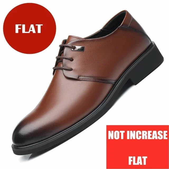 Scarpe Da Uomo Con Aumento Altezza 6 Cm Traspiranti Con Soletta Invisibile Per Uso Quotidiano