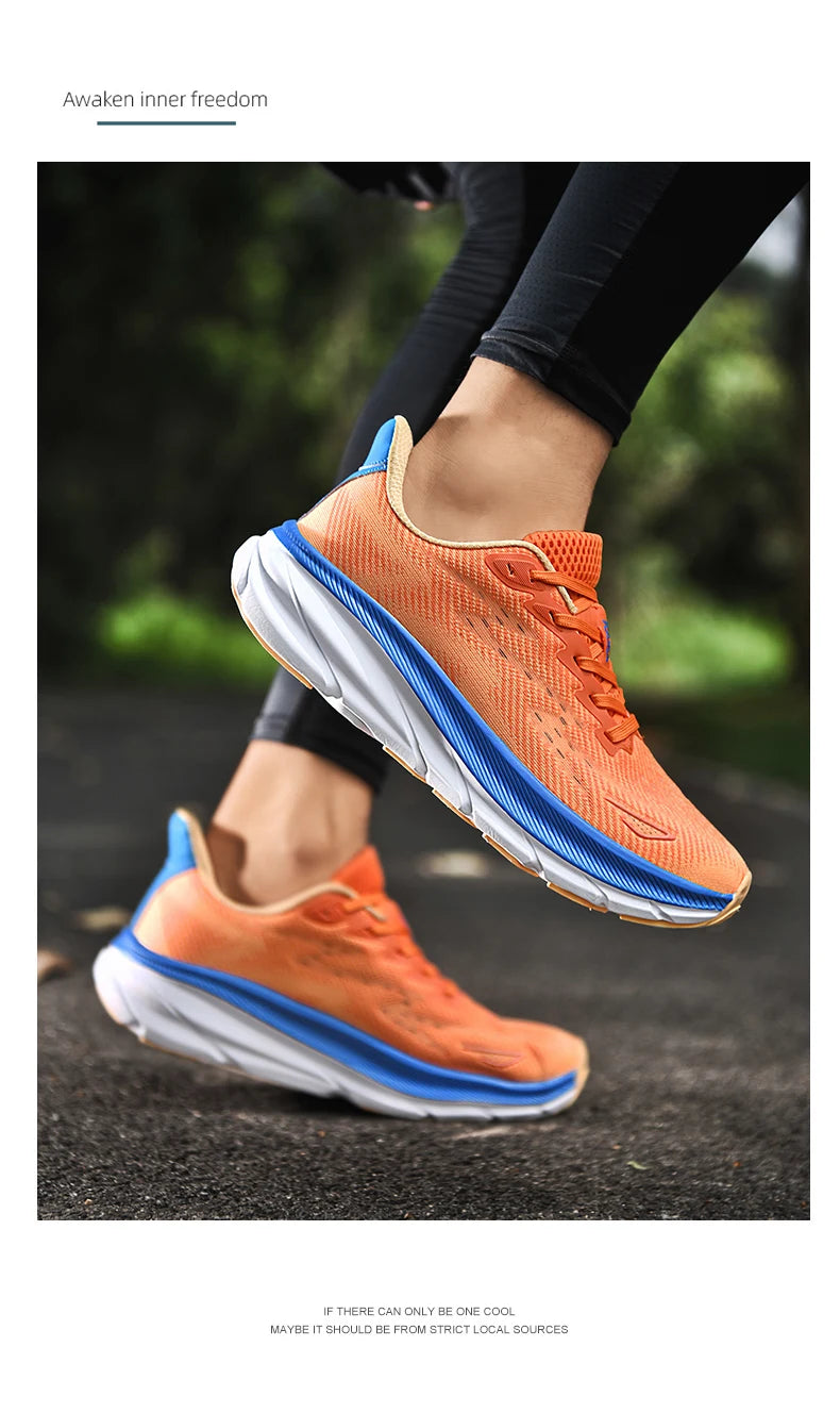 Scarpe Da Corsa Da Uomo Lusso Sneakers Esterno Con Ammortizzazione Mesh Traspiranti Da Ginnastica Fuoristrada Antiscivolo