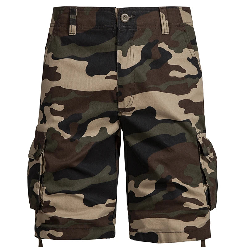 Pantaloncini Mimetici Da Uomo Traspiranti In Cotone Con Tasche Laterali Per Sport All Aperto Pantaloni Corti Estivi