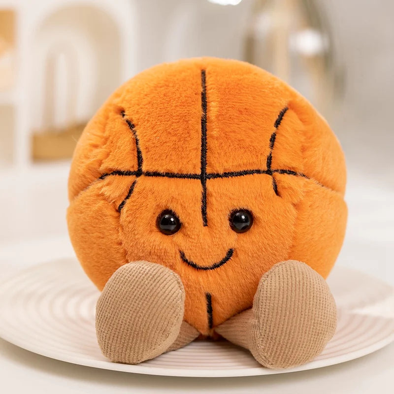 Peluche GDzaccly Sportivi Adorabili Palline Morbide Cuscino Regalo Di Natale Per Ragazzi Basket Calcio Tennis Biliardo