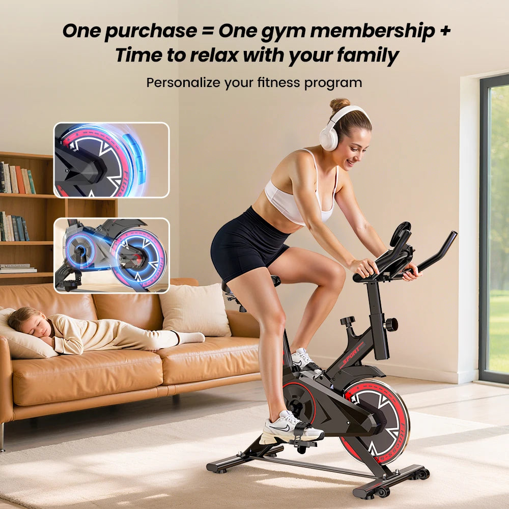 Cyclette Formill QK101 10 Kg Frizione QK116C 12 Kg Magnetico Trasmissione a Cinghia Display Cardio Domestico