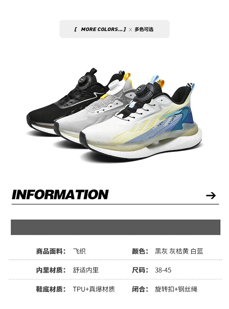 Scarpe Da Uomo Sneakers Casual Traspiranti Lusso Trainer Race Scarpe Da Corsa Per Uomo
