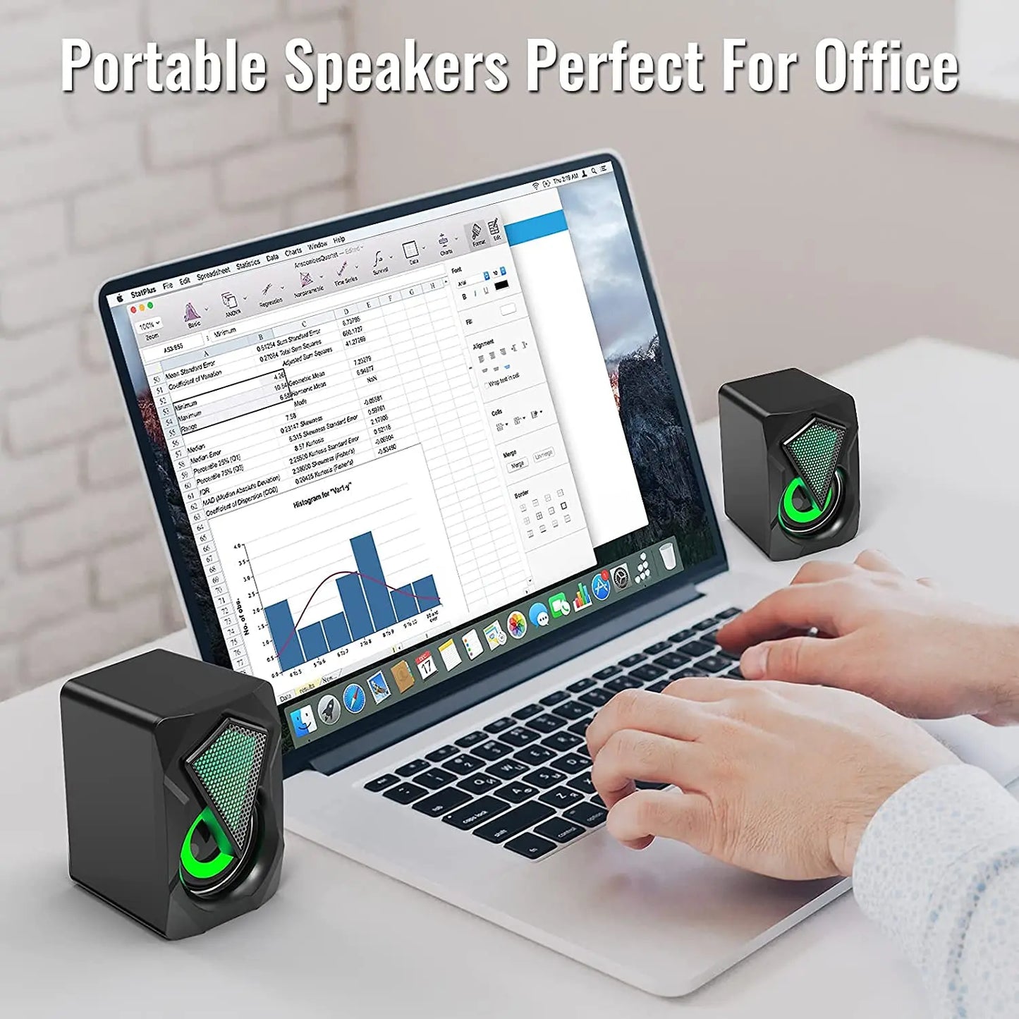 Mini Altoparlante In Cristallo Con Luce RGB Per Computer Alimentatore USB Ausiliario E Porta 3 5 Mm Adatto A Monitor