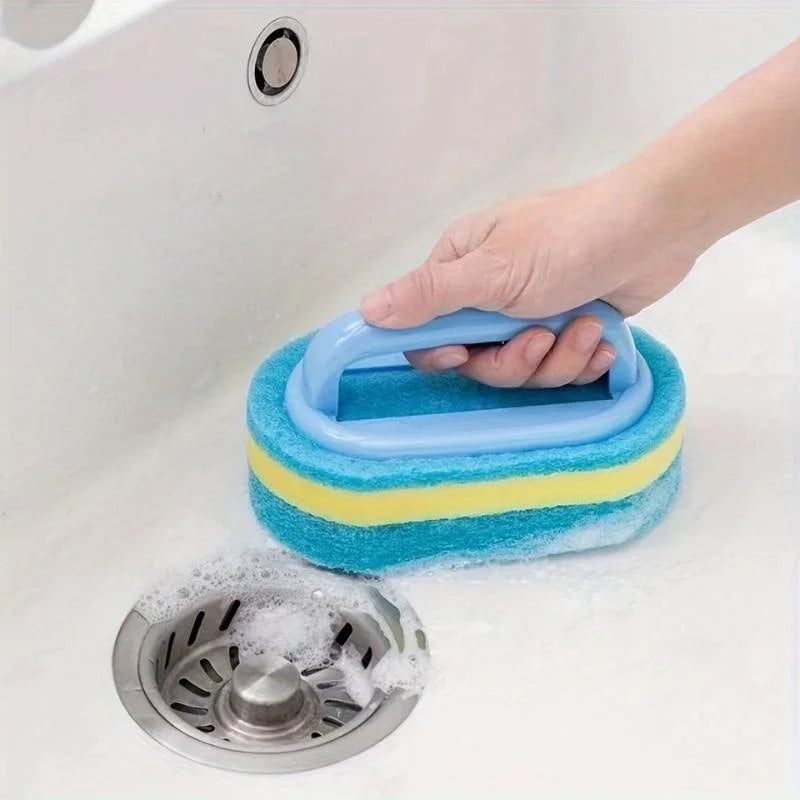 Spazzola Per Pulizia Con Manico In Spugna Per Piastrelle Vasca Da Bagno E Cucina Strumento Per La Pulizia Domestica
