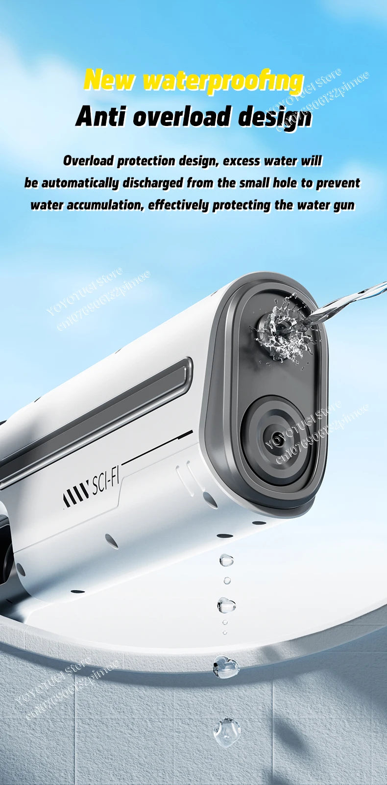 Pistola Giocattolo Ad Acqua Automatica Per Bambini Alta Capacità Serbatoio Regalo Estivo All Aperto