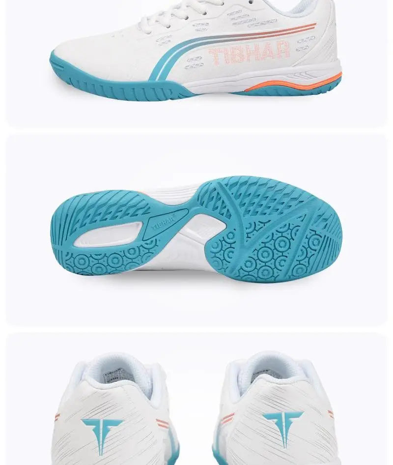 Scarpe da Ping Pong Tibhar per Uomo e Donna Sportive Professionali Antiscivolo Traspiranti