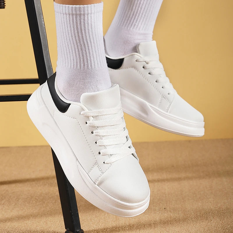 Scarpe Da Donna Basse Sneakers Casuali Bianche Vulcanizzate Da Uomo Per Coppie Scarpe Sportive