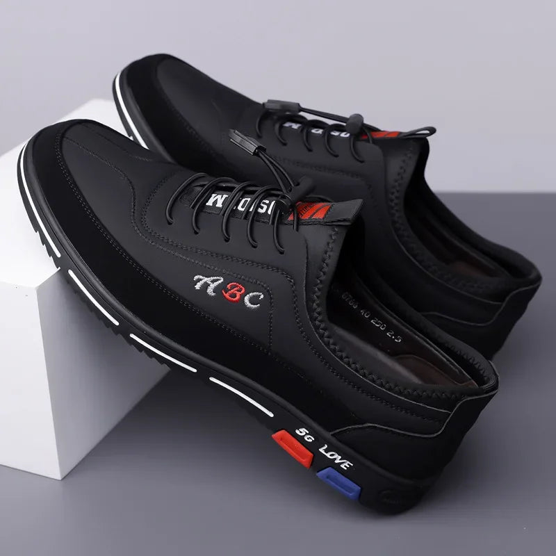 Scarpe Da Uomo Extra Large In Pelle Con Fondo Morbido Primavera Autunno Nuovo Stile 46 47 48 Suola In Gomma Impermeabile