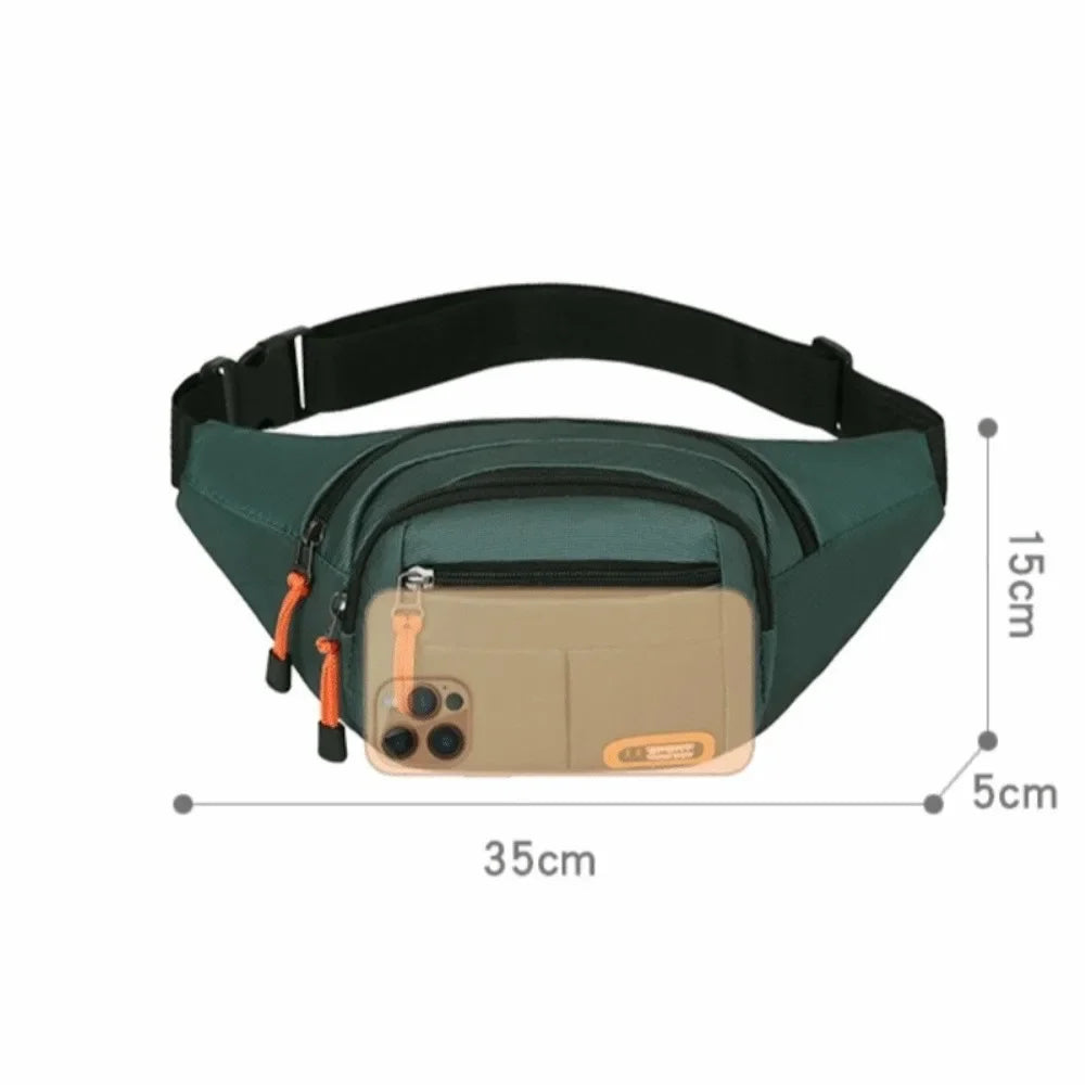 Borsa A Tracolla Da Uomo Oxford Durevole Impermeabile Grande Capacità Unisex Marsupio Multifunzionale