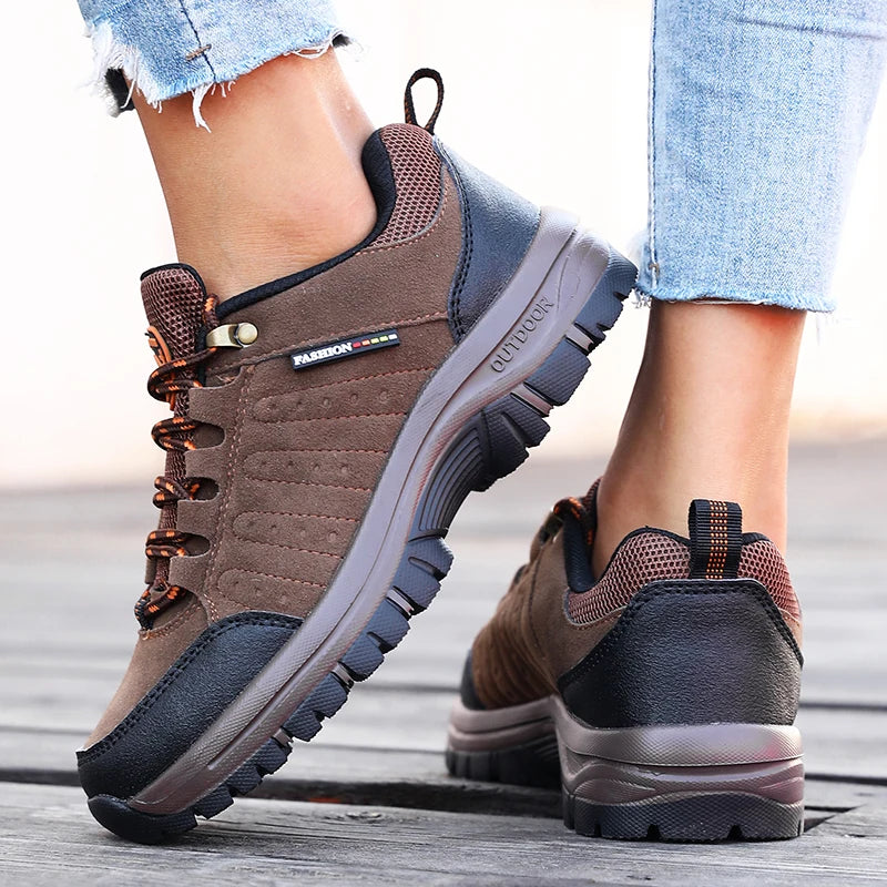 Scarpe Da Trekking Da Donna Outdoor Retro Suede Tactical Platform Antiscivolo Alpinismo Campeggio Primavera Autunno 2025