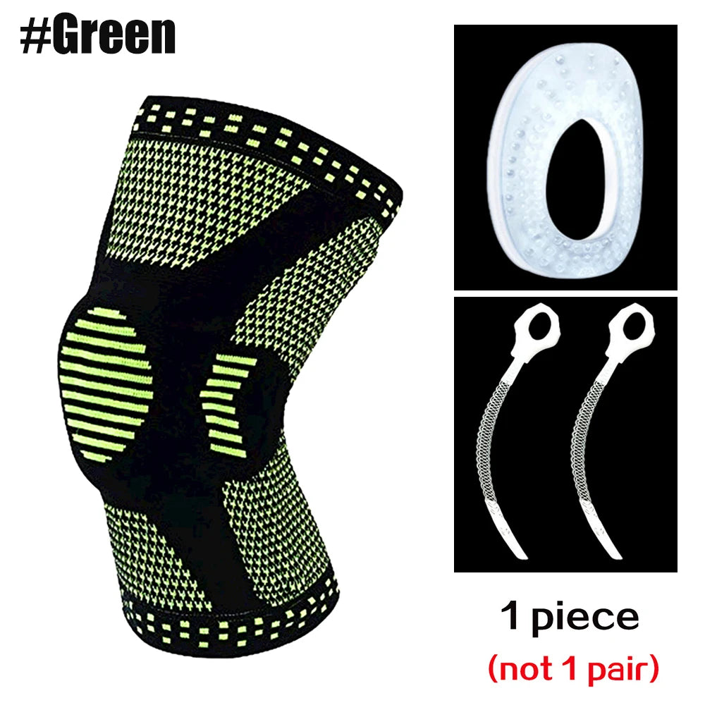 Ginocchiera Protezione Rotula In Silicone Per Atleti Sportivi Compressione Supporto Per Basket