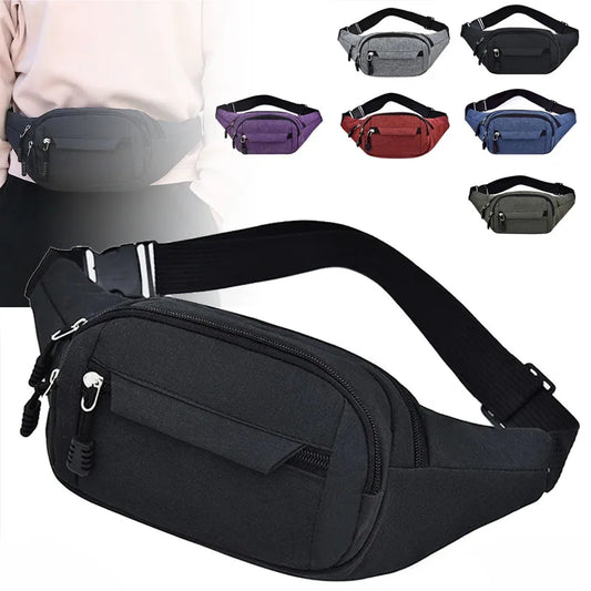 Marsupio mobile per uomo donna Marsupio multifunzionale di grande capacità Anti spruzzi Pochete da cantiere resistente all'usura