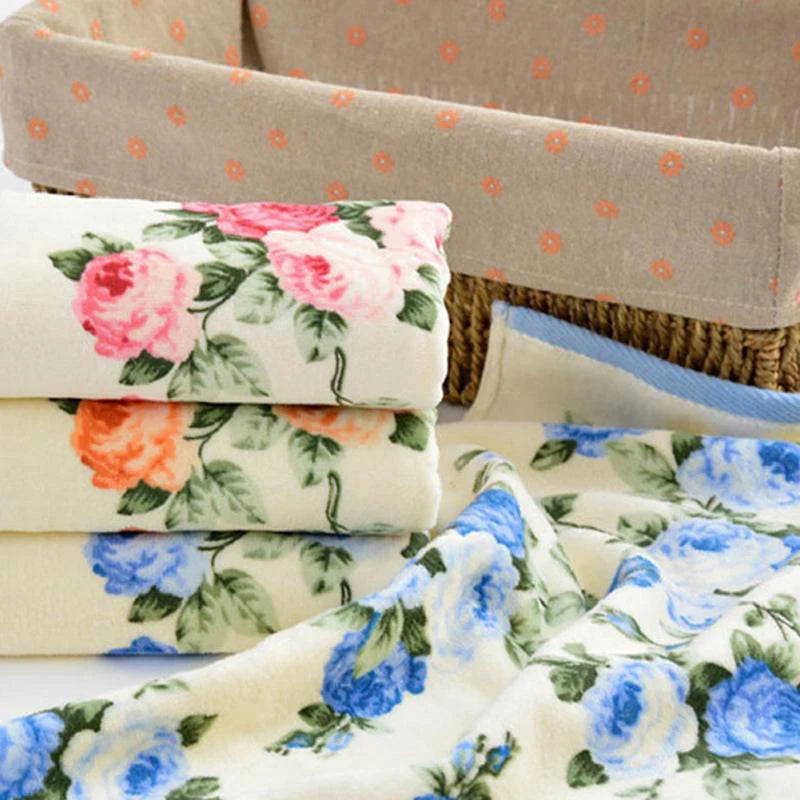 Asciugamani Morbidi con Stampa di Fiori di Peonia, Asciugamani da Bagno ad Asciugatura Rapida, Panni per il Viso, Tessili per la Casa, Forniture per Hotel 2026Nuovo