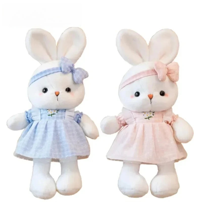 Peluche Coniglio Carino 30 Cm Morbido Cuscino Bambola Neonati Regalo Compleanno Per Bambini Giocattolo Per Sonno