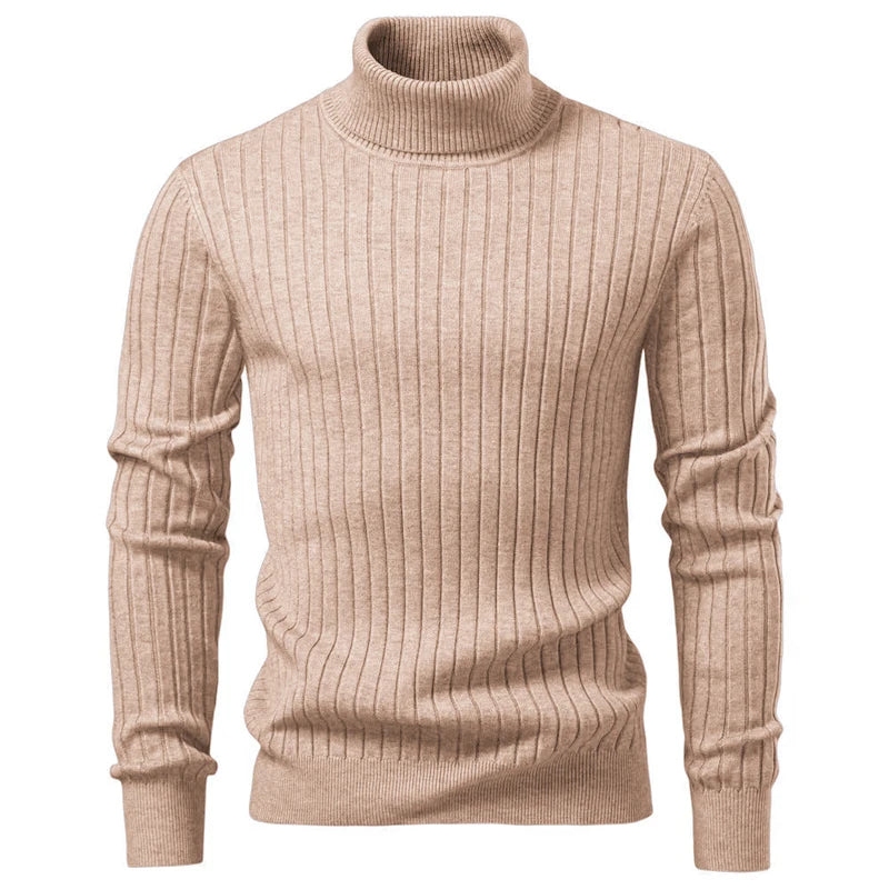 Animal Game Maglione Dolcevita Da Uomo A Righe In Lana Caldo Per Autunno Inverno Stile Casual