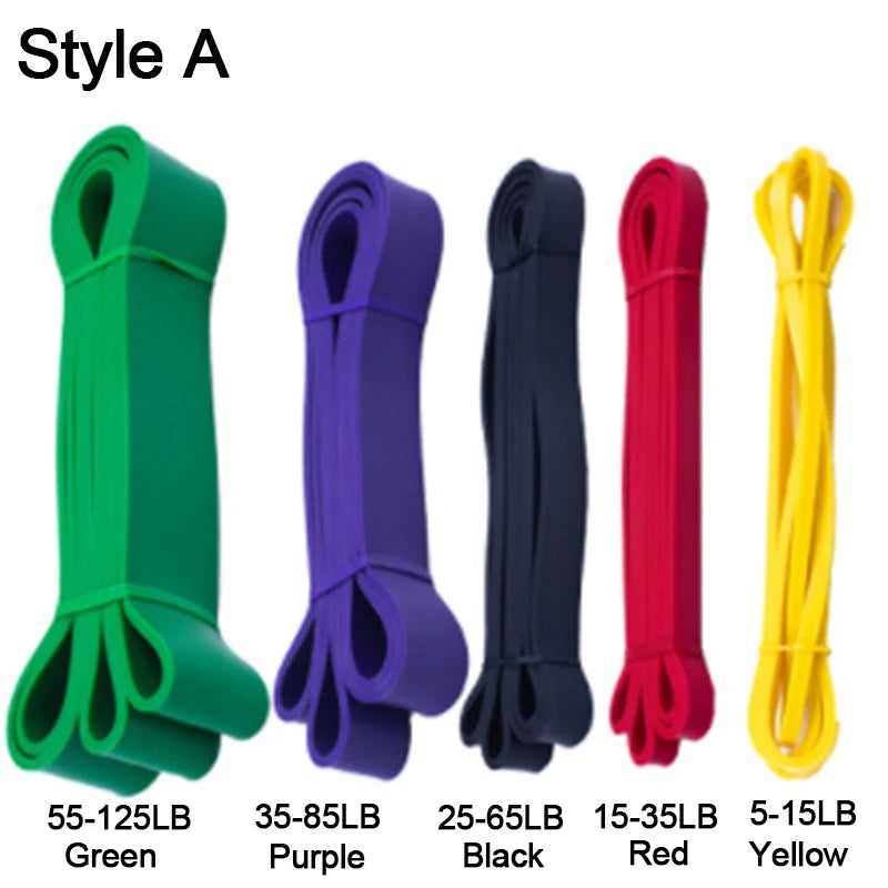 Due Fasce di Resistenza per Allenamento a Casa Unisex Elastiche Potenziano Forza Resistenza e Powerlifting Mobilità