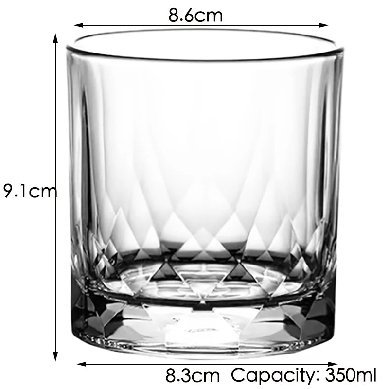 Bicchieri Da Whisky Ecologici E Durevoli Cocktailgeek Forma Rotonda In Vetro Trasparente Per Appassionati Di Whisky