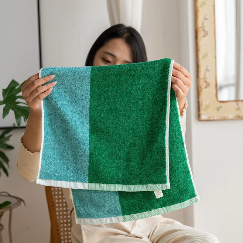 Asciugamano In Cotone A Righe Retrò 70x140 Cm Morbido E Assorbente Per Casa Palestra Cucina