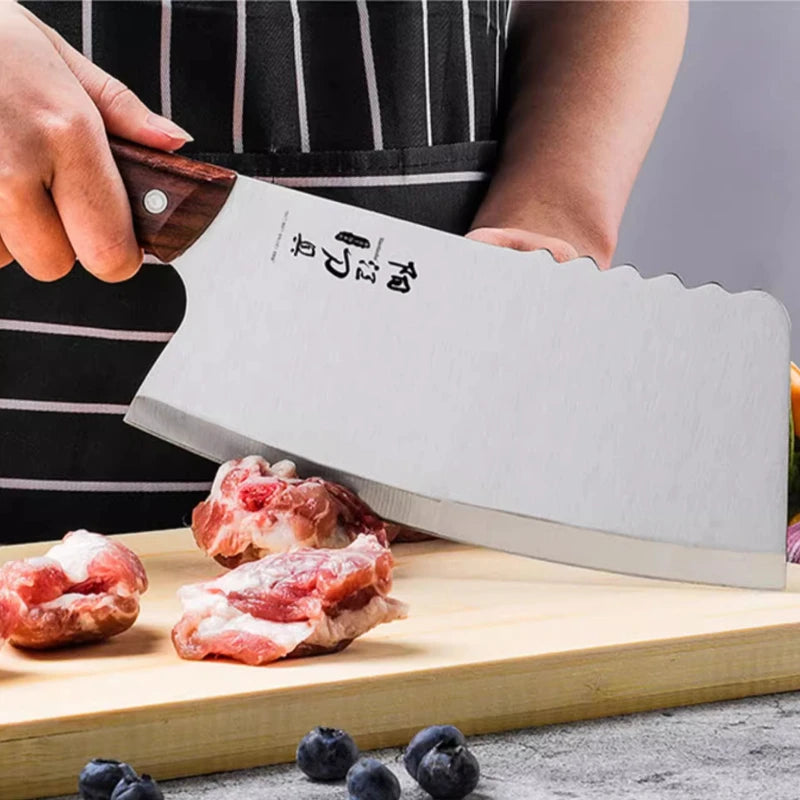 Coltello Da Cucina Multiuso In Acciaio Inossidabile Ultra Affilato Per Uso Domestico Affettare E Tagliare Carne