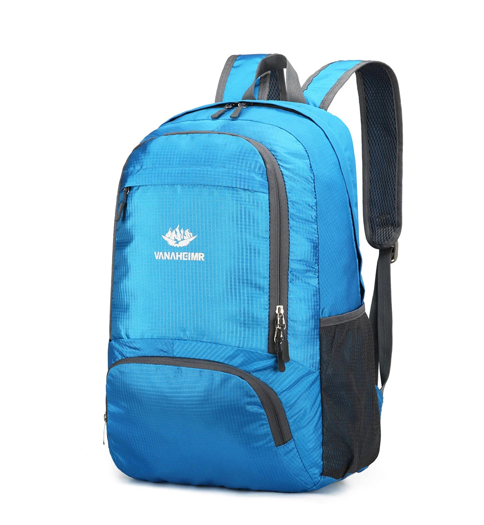 Zaino Pieghevole Da 23 Litri Ultraleggero Esterno Zaino Da Trekking Daypack Capienza Elevata Tessuto Idrorepellente