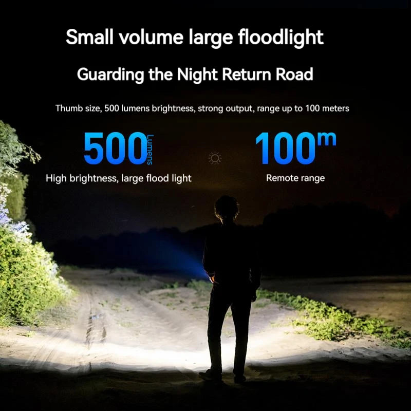 Philips Mini Torcia SFL1121 Alta Intensità Ultraluminosa Ricaricabile Portatile Autodifesa Emergenza Esterna 200 Metri