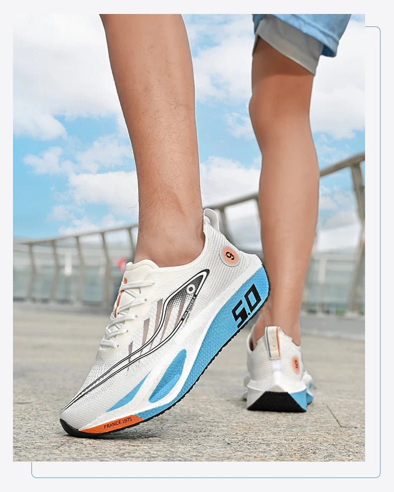 Scarpe Da Corsa Unisex Per Uomo E Donna Con Piastra In Carbonio Ammortizzanti Per Maratona Allenamento Atletica Leggera