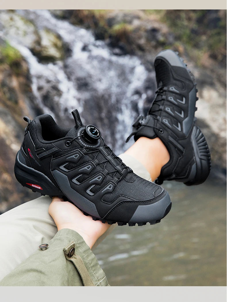 Scarpe Da Trekking Da Uomo In Pelle Scamosciata Esterno Scarpe Da Ginnastica Tattiche Da Caccia Resistente All Usura