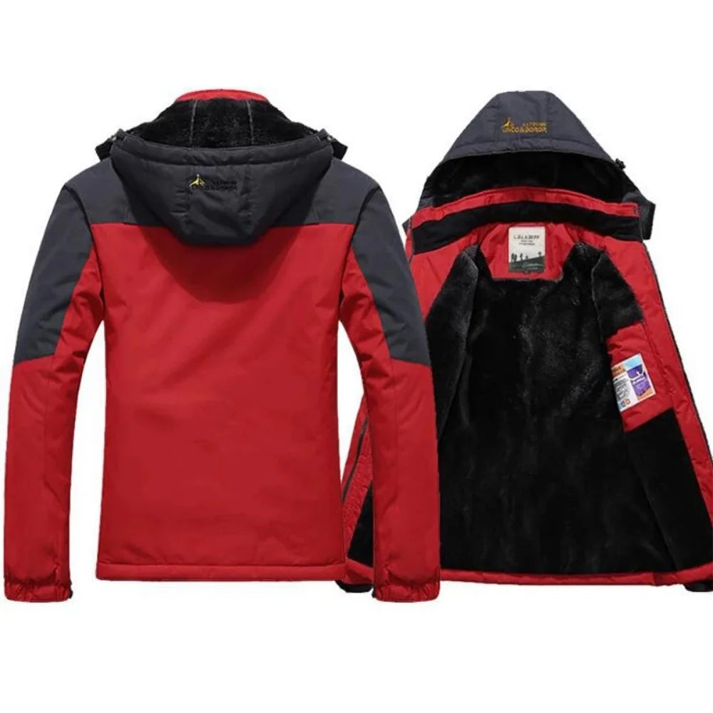Parka Invernale Da Uomo Antivento Frangivento Plus Con Pelliccia Calda E Spessa Giacche A Vento Militari Senza Cappuccio