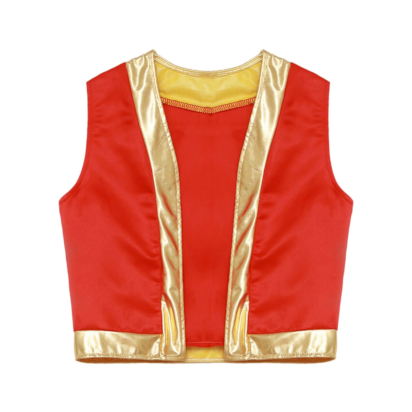 Costume Da Principe Arabo Per Ragazzi Cosplay Con Gilet E Pantaloni Harem Completo Per Halloween Carnevale Teatrali