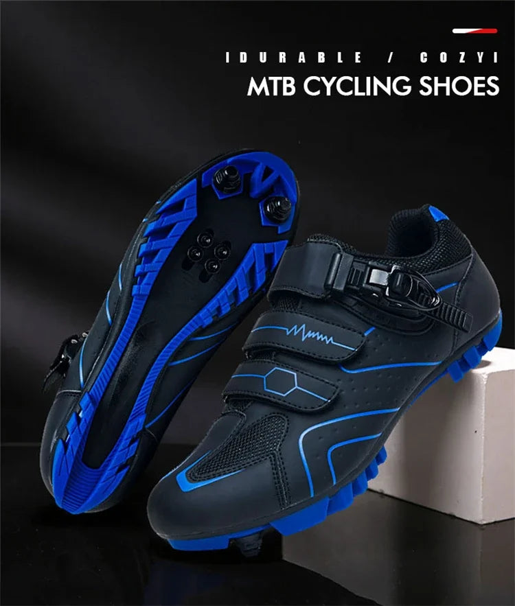 Scarpe Da Ciclismo MTB Da Uomo Traspiranti Antiscivolo Con Tacchetti Sportivi Professionali