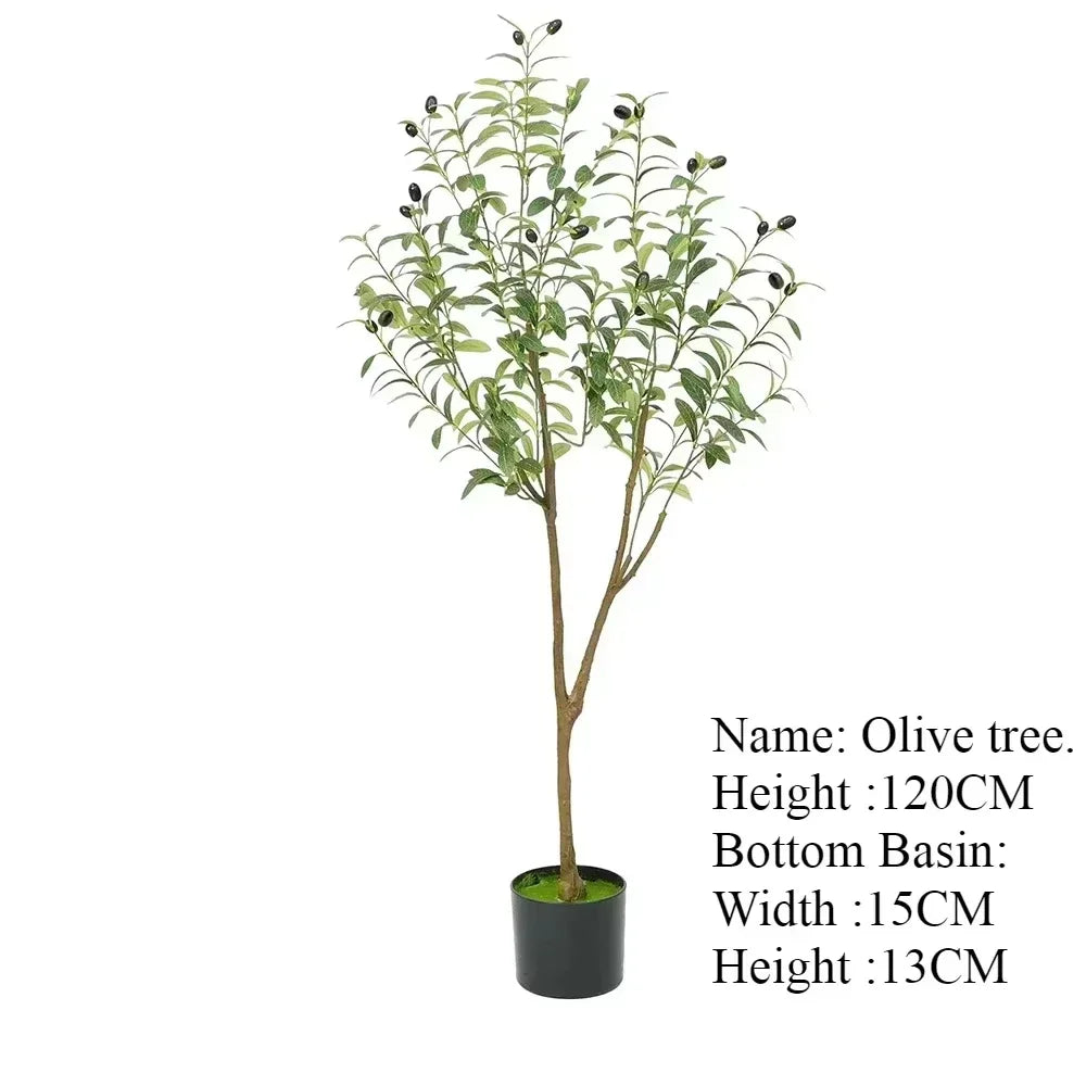 Albero Oliva Artificiale Grande Con Base Regolabile Da 60 Cm A 210 Cm Per Decorazione Ufficio E Casa