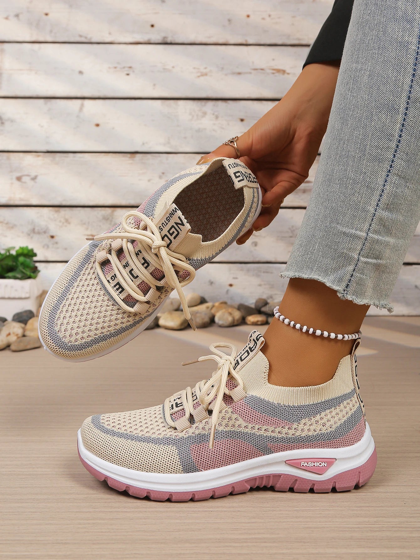 Scarpe Da Donna Estate 2026 Sneaker Casual Nuovo Stile Bicolore Scarpe Da Lavoro Versatili E Alla Moda