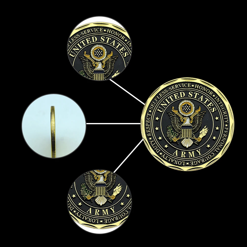 Moneta Commemorativa Dell Esercito Degli Stati Uniti 1775 Nella Grande Collezione Regali All'ingrosso Personalizzati