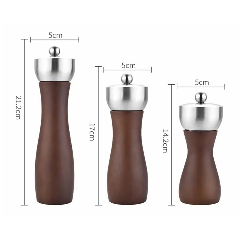 Set Di Macinapepe Manuale Per Sale E Pepe In Ceramica Regolabile Con Testa In Acciaio Inossidabile 304 Domestiche