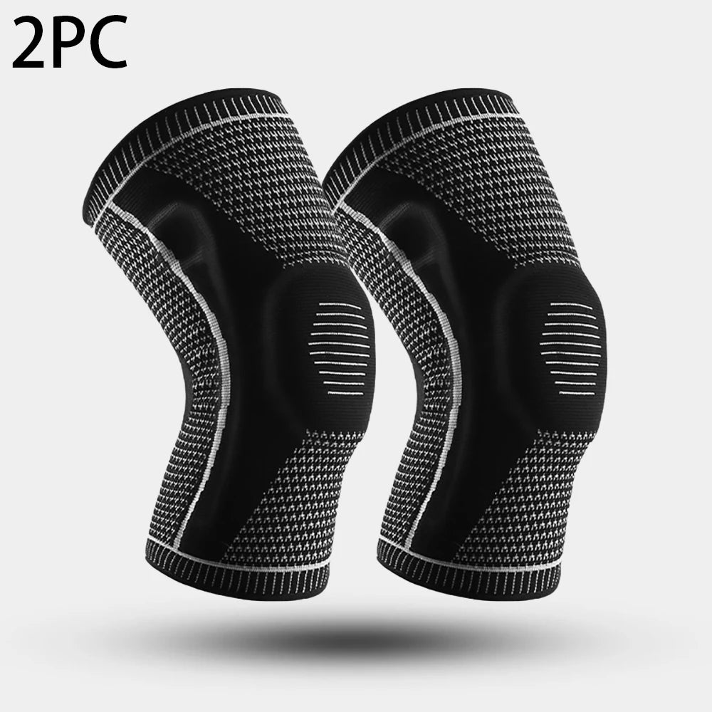 Mezza Ginocchiera Cinghia Patella Supporto Mediale Protezione Menisco In Silicone Sport Universale Per Basket E Corsa