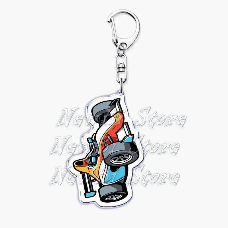 Portachiavi Con Ciondolo Per Auto Da Corsa Popolare Super Cool Per Accessori Borsa Gioielli Regali Fan Amici