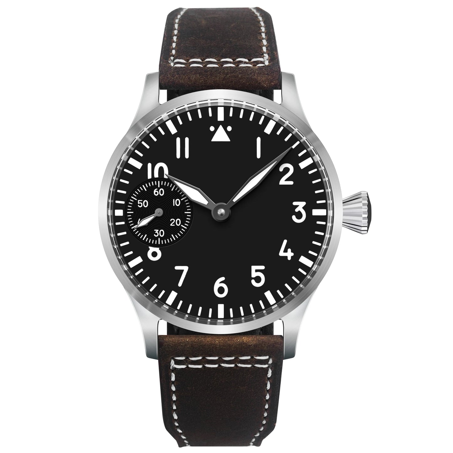 Corgeut Orologio Lusso Vetro Zaffiro 42 Quadrante Movimento Manuale ETA6497 Cassa Acciaio 316L Resistente All Acqua 30M