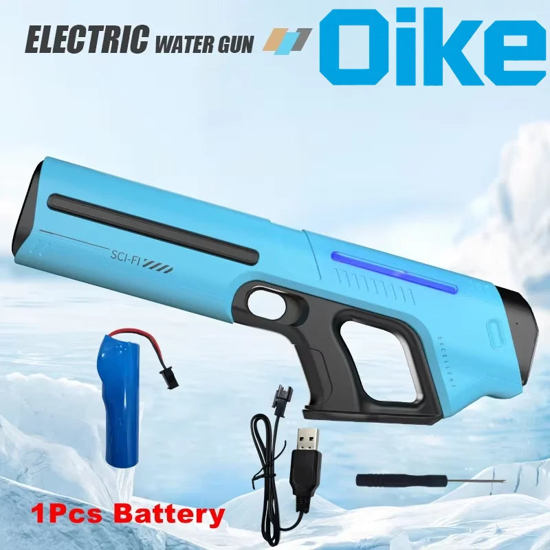 Pistola Ad Acqua Elettrica Per Bambini E Adulti Blaster Con Aspirazione Automatica Per Gioco Estivo All Aperto