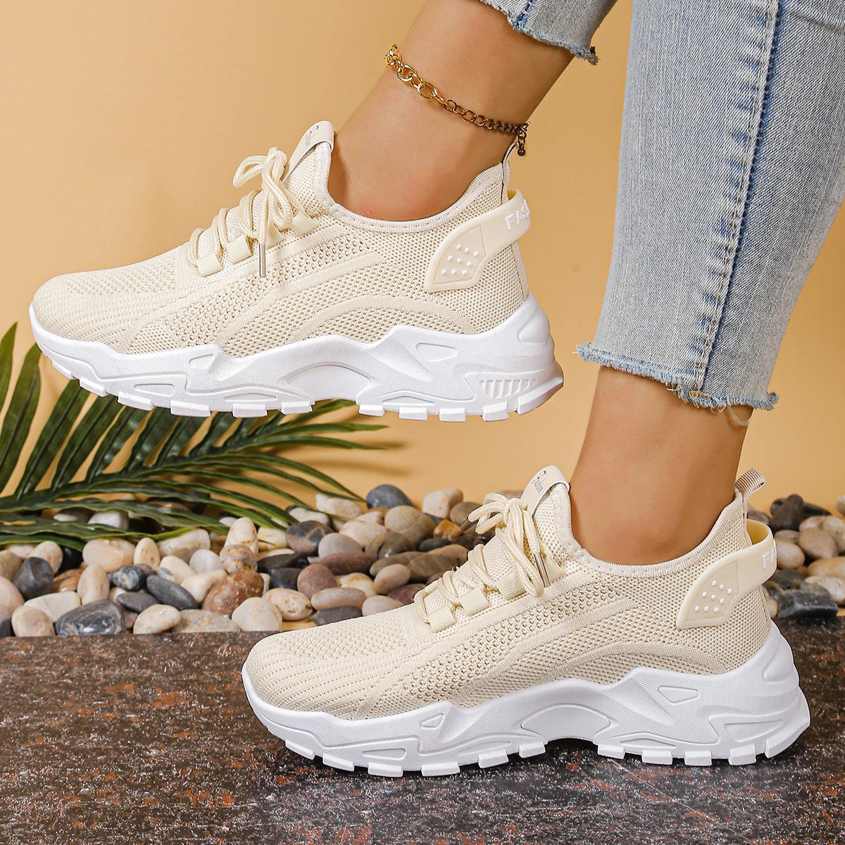 Scarpe Sportive Da Donna Traspiranti A Rete Singola Scarpa Casual Versatili Per Allenamento E Uso Quotidiano 2025