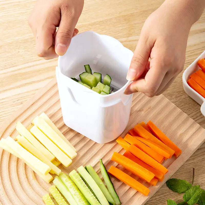 Taglierina Per Patate Fritte Ecologica Affettatrice Rapida Strumento Da Cucina Per Patate Veggie Dicer Veg Chopper