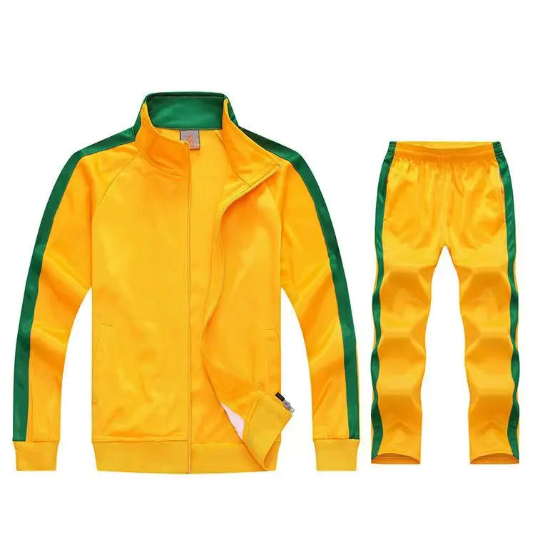 Set Tuta Da Uomo 2 Pezzi Giacca E Pantaloni Abbigliamento Sportivo Allenamento Autunno Inverno Primavera