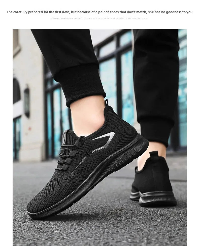 Scarpe Da Corsa Da Uomo Traspiranti Estate Nuovo Stile Casual Antiodore Suola Morbida In EVA Mesh Scarpe Da Ginnastica