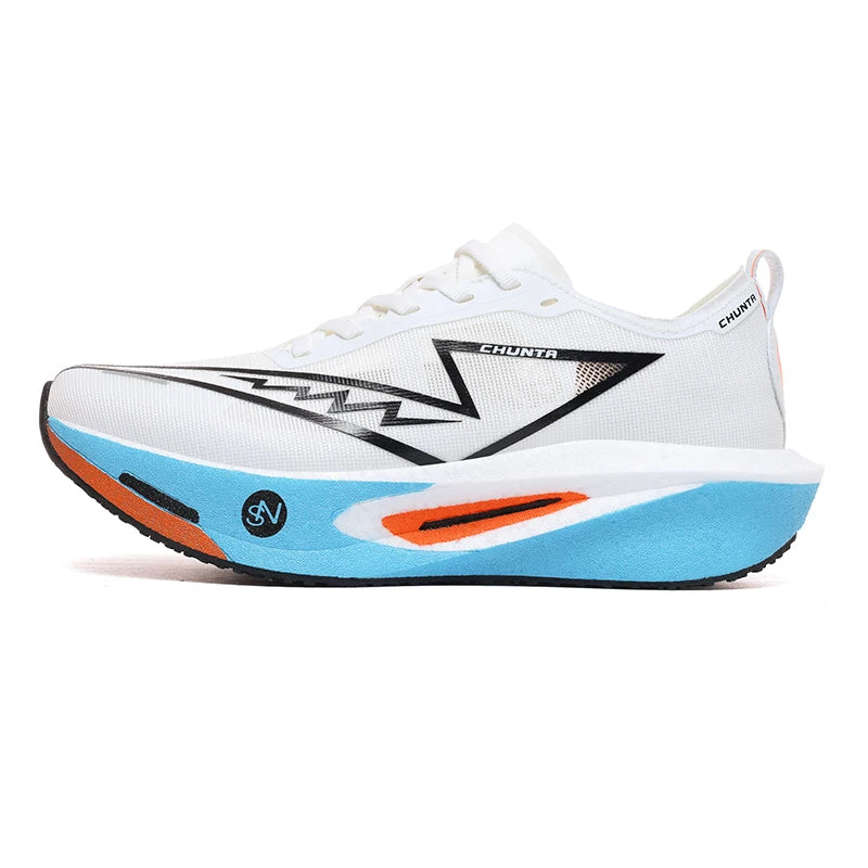 Scarpe da Corsa Unisex con Piastra in Carbonio Traspiranti Leggere Comode Antiscivolo Sneakers Chunta