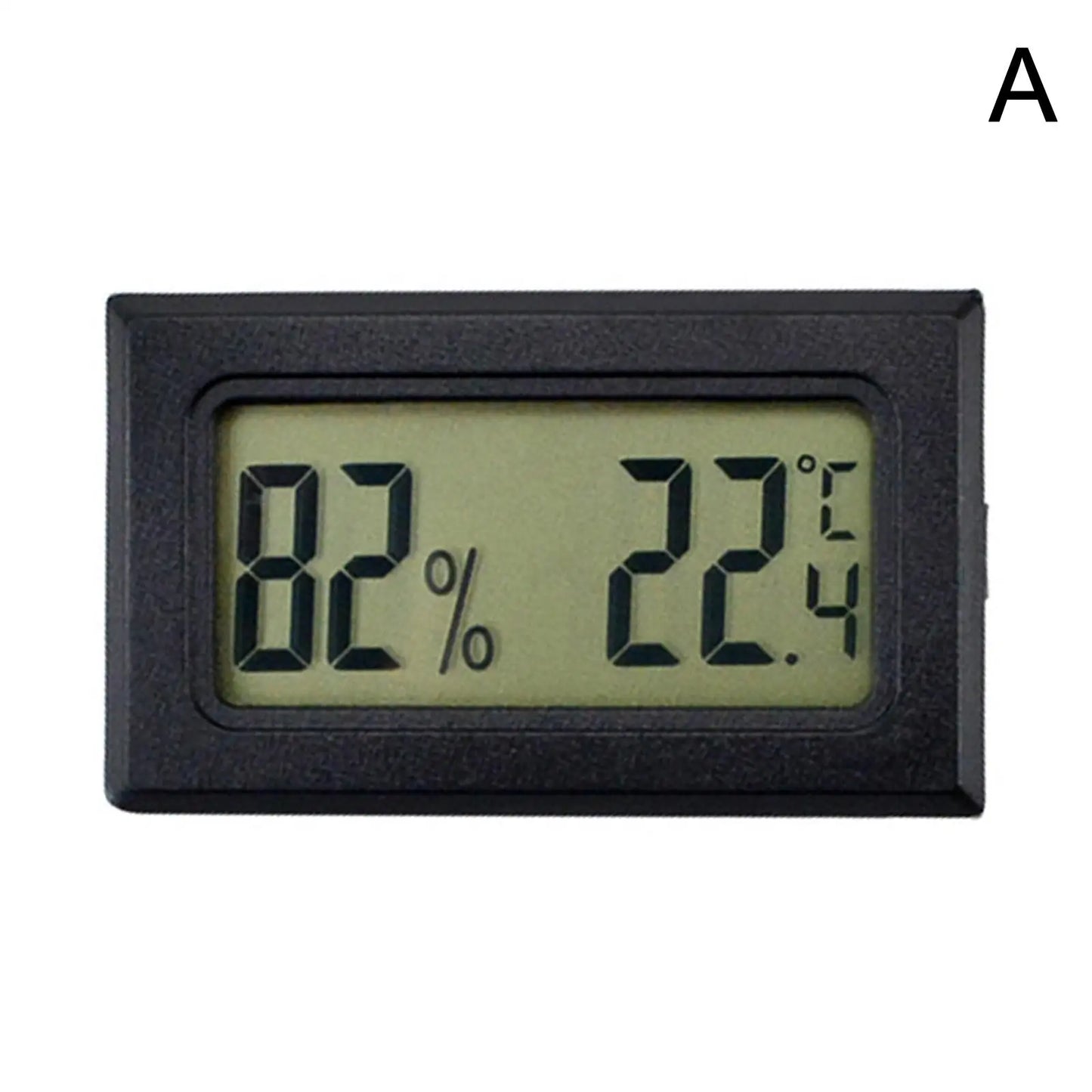 Mini Termometro Digitale LCD Igrometro Orologio Elettronico Misuratore Umidità e Temperatura