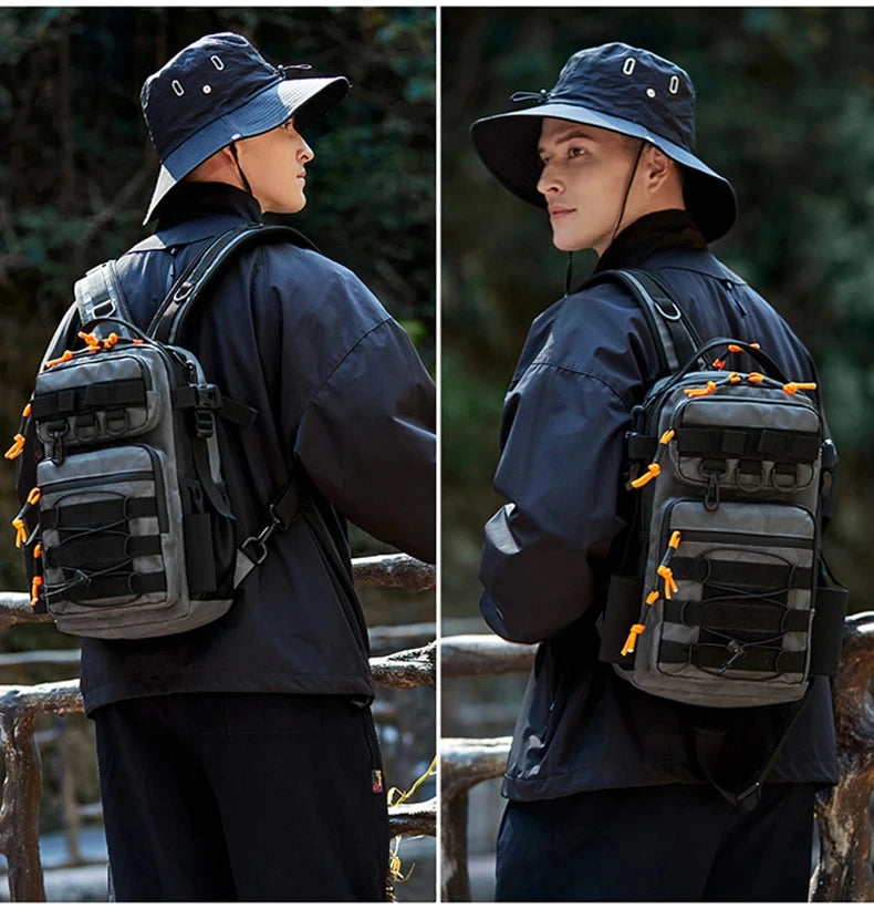 Zaino Tattico Esterno Per Arrampicata Campeggio Trekking Escursionismo Borsa Molle Con Portacanna Da Viaggio A Tracolla