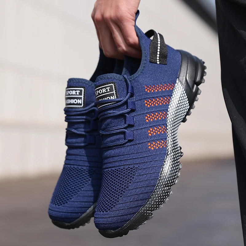 Scarpe Da Ginnastica Casual Uomo In Mesh Leggero Traspiranti Con Suola Morbida Slip On Mocassini Scarpe Da Allenamento